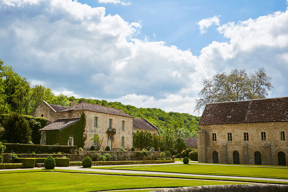 gardens of abbey of fontenay alternative view