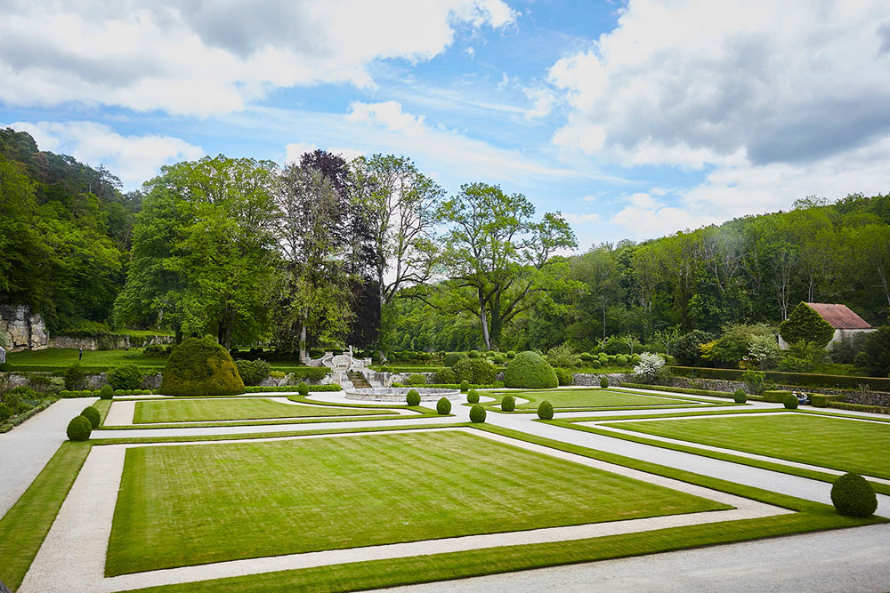 gardens of abbey of fontenay