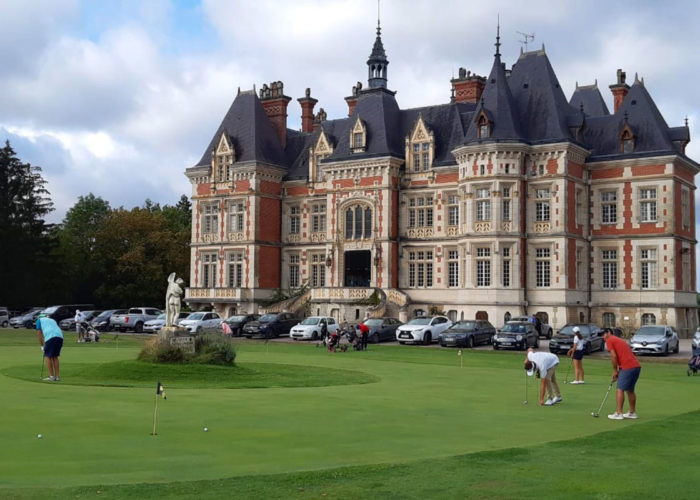 Chateau de la Cordelière in Chaource stop on the Burgundy Golf Barge Cruise