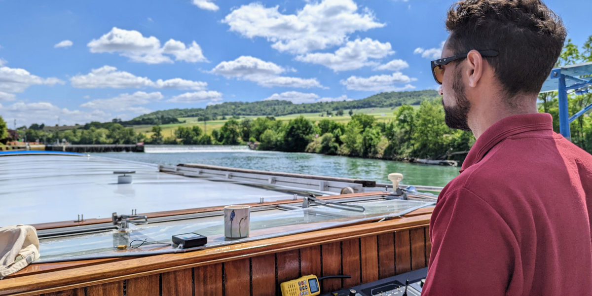 A summer’s day on a barge cruise in France