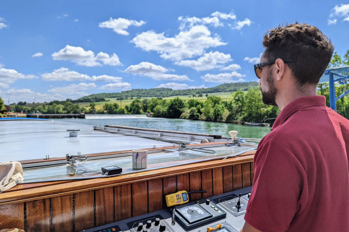 A summer’s day on a barge cruise in France