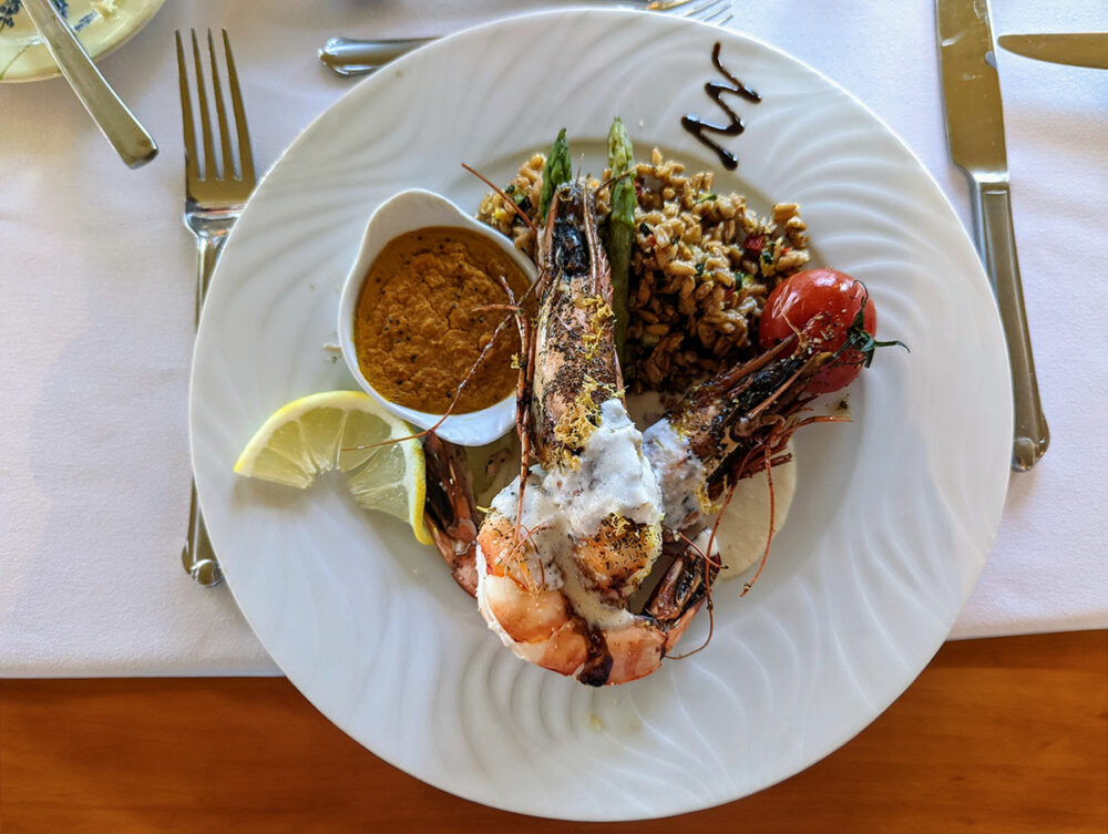 Bon appetit aboard the c’est la vie